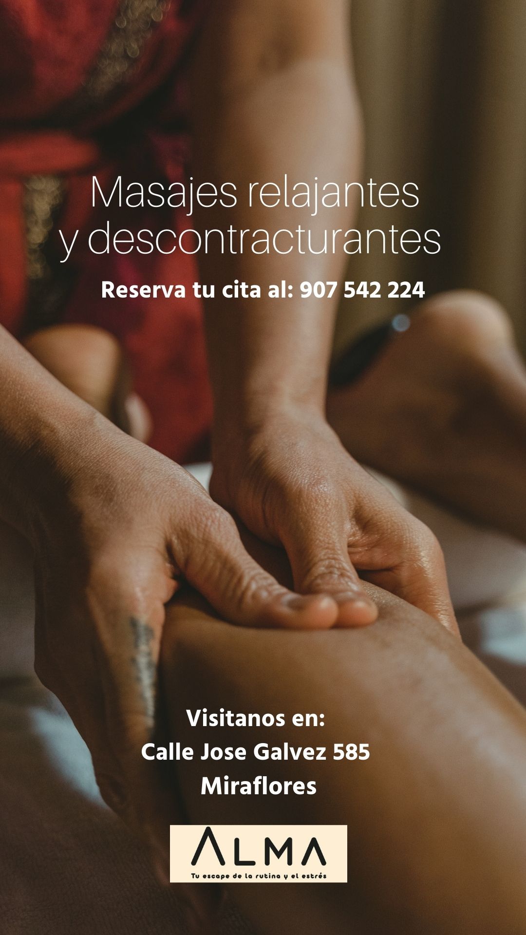 MASAJES DESCONTRACTURANTES Y RELAJANTES